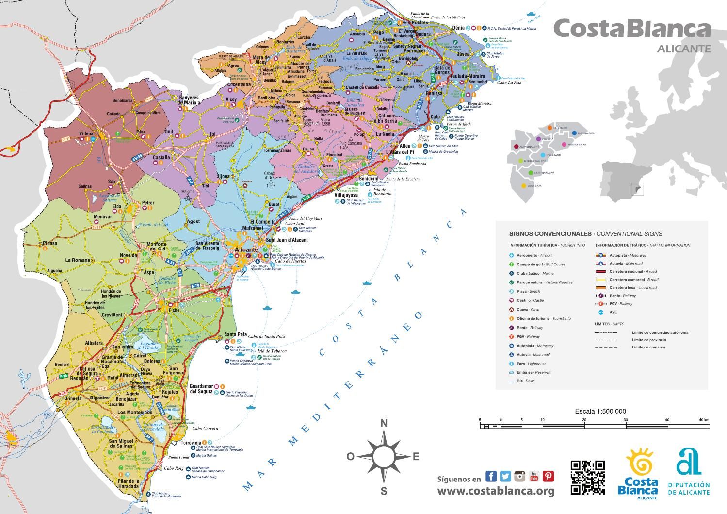 alicante map